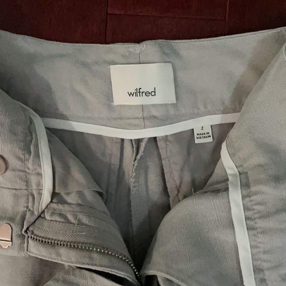 Wilfred Toe-front pant. Light grey linen - Picture 3 of 4